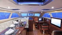 Sail Yacht AIYANA -  Pilot house dining